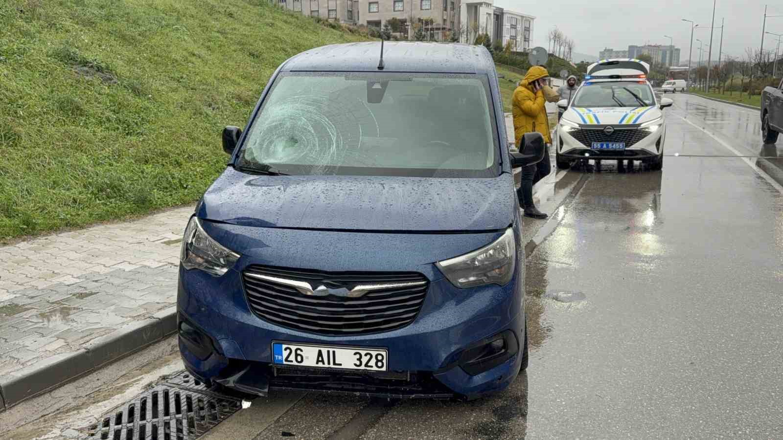 samsunda trafik kazasi 1 yarali Dwmbgsul