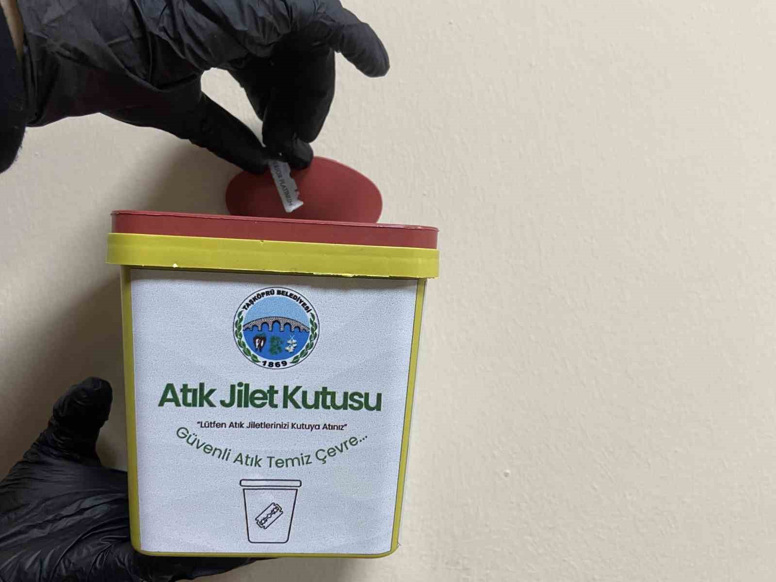 taskopru belediyesi atik jiletleri toplayacak