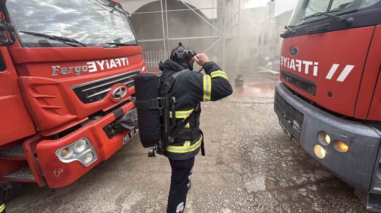 tokatta spiral makinesinin olusturdugu kivilcim yangina neden oldu POhWlBZw