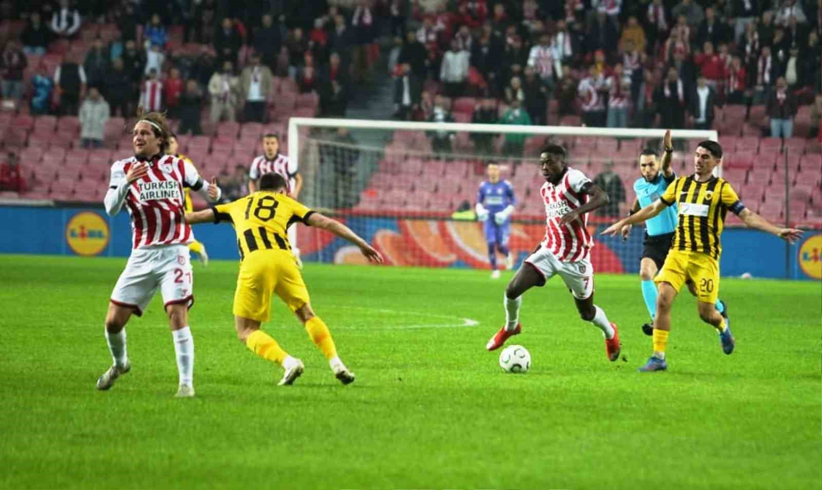 uefa konferans ligi samsunspor 1 aek atina 0 mac devam ediyor GuJYOlBS