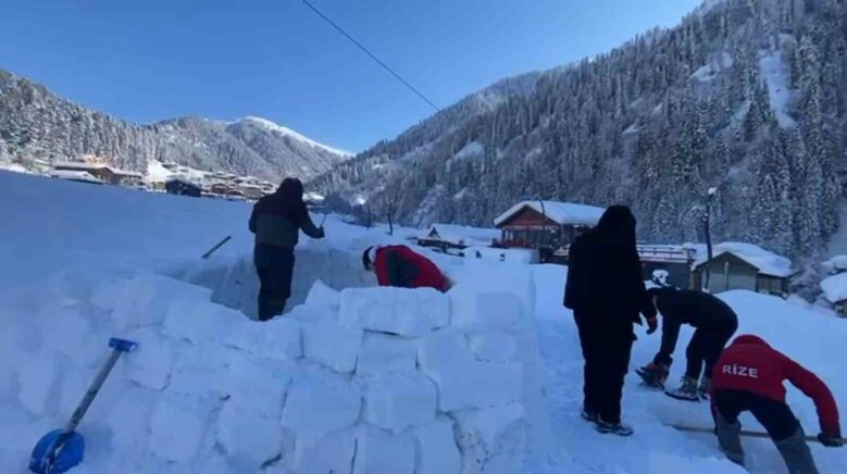 ayder yaylasina yapilan iglolar ilgi cekiyor mbn9LNvs