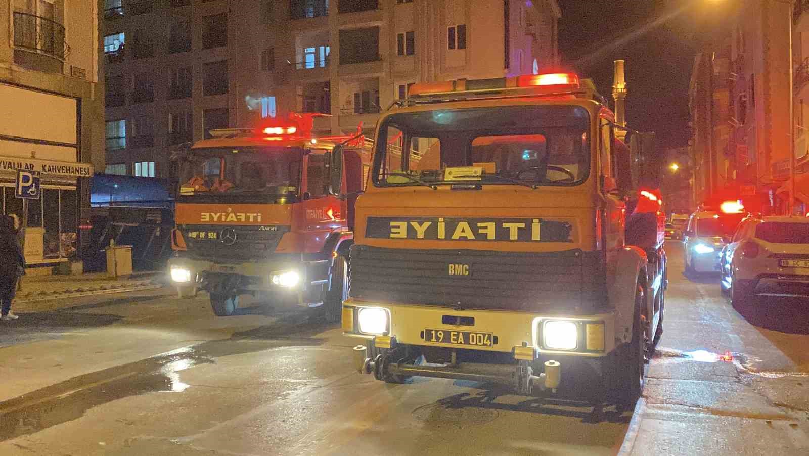 corumda hali yikama merkezinde yangin Cbka9GP8