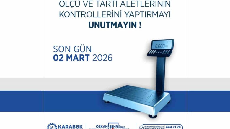 karabuk belediyesinden olcu ve tarti aletleri icin muayene uyarisi NRdsAMvO