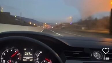 otoyolda 250 kilometre hiz yapti o anlari paylasinca yakalandi GbcbLq7a