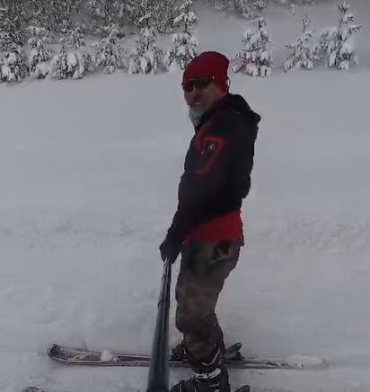 palandokene gidemeyen kayak tutkunlari koy yolunu piste cevirdi q7q8S6WV