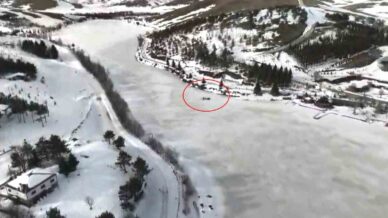 samsunlu doga fotografcisi doktor donmus golun uzerinde kamp yapti 8PCnruYJ