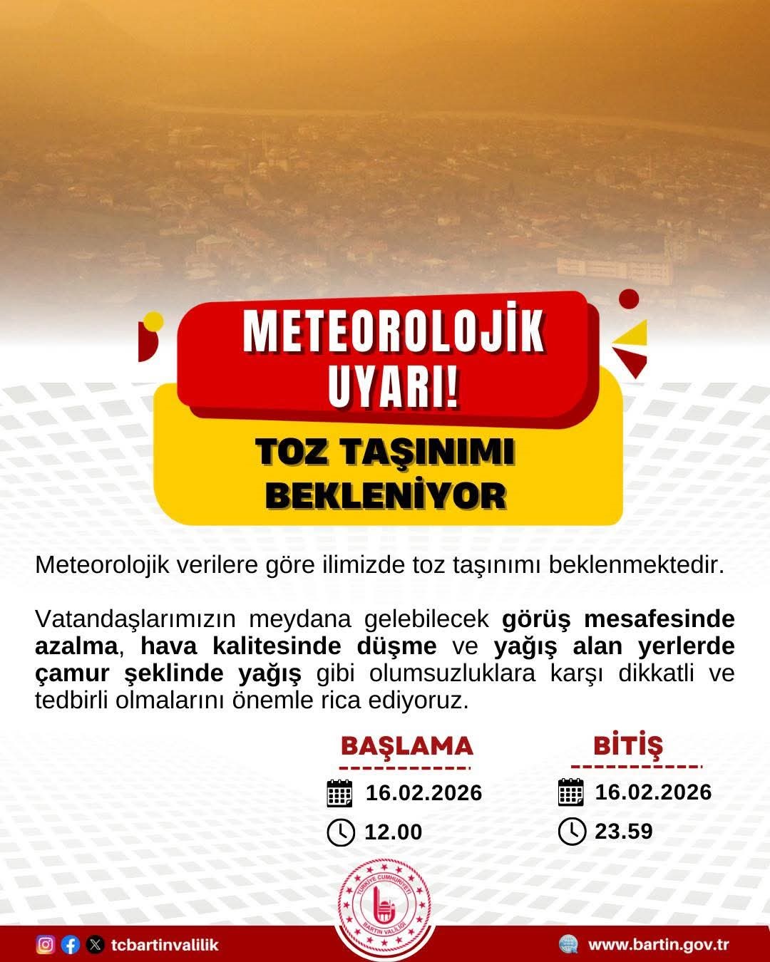 bartinda toz yagmuruna dikkat fl4MJQwn