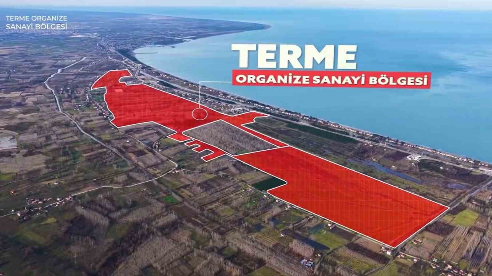 karadeniz kiyisinda dev sanayi alani terme osbde ilk etap tahsise acildi