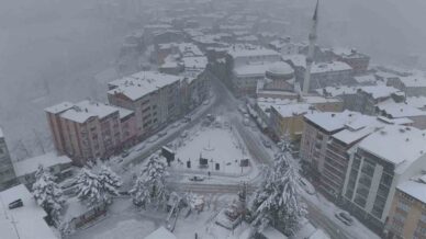 ordunun yukseklerinde kar yagisi JTCH4Rad