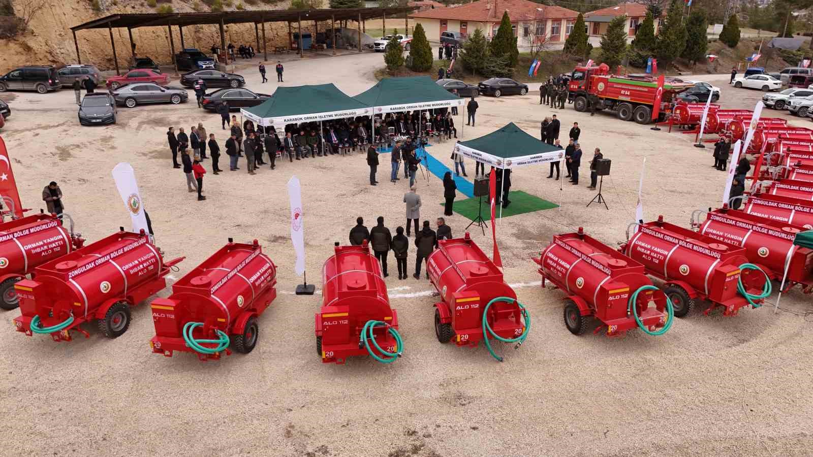 orman koylerine 20 yeni tanker yanan sahalara da tohumlama
