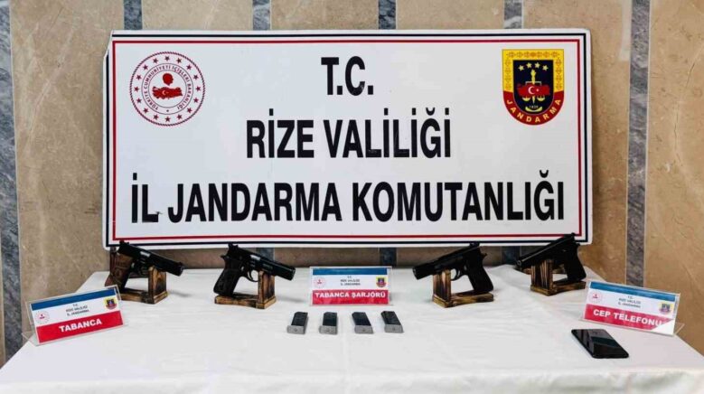 rizede ruhsatsiz silah operasyonu 1 gozlati dCTGqxdw