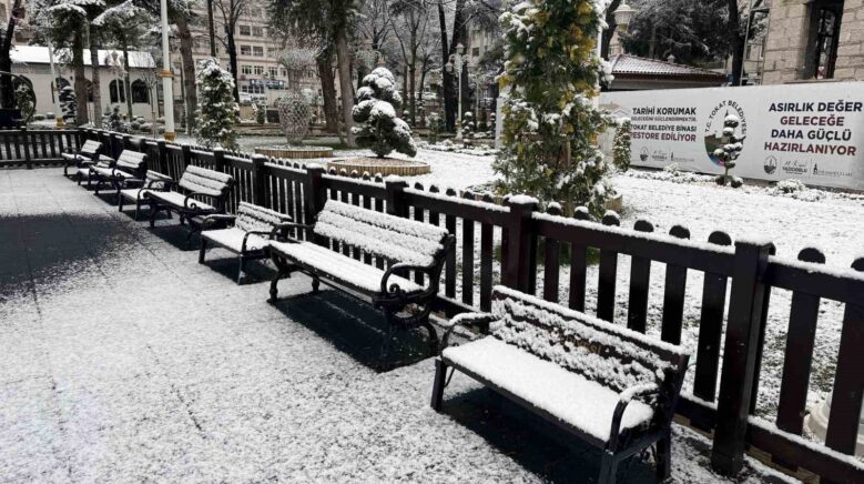 tokat gune kar yagisiyla uyandi 6VI1H7I2