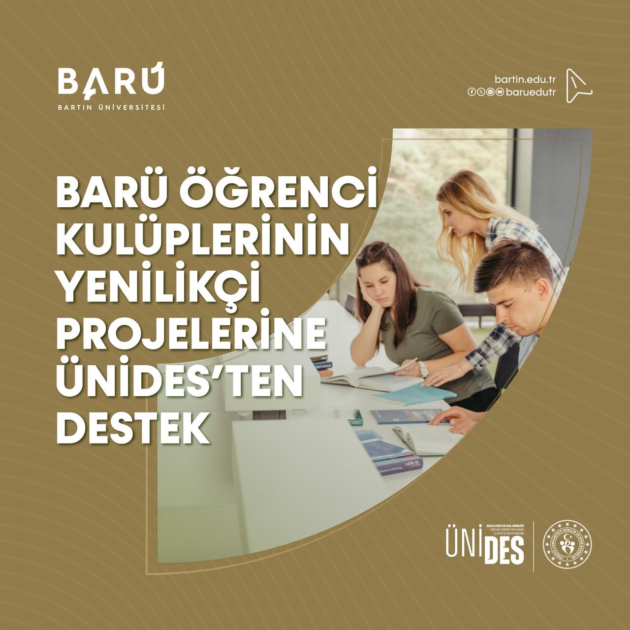 baru ogrenci kuluplerinin yenilikci projelerine unidesten destek avrmOSOq