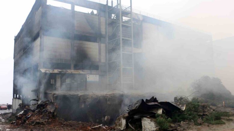 findik fabrikasindaki yanginda sogutma calismalari suruyor seSC1Tm1