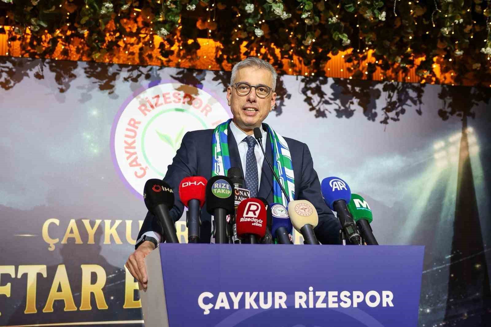 kemal memisoglu rizespor super ligdeki spor kuluplerine ornek olan davranis ve yapi icerisinde wbkuNhEr