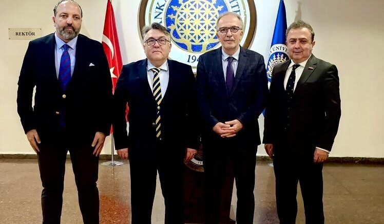 rektor ozolcerden ankara universitesi rektor yardimcisi uzuna hayirli olsun ziyareti AtaYREbz