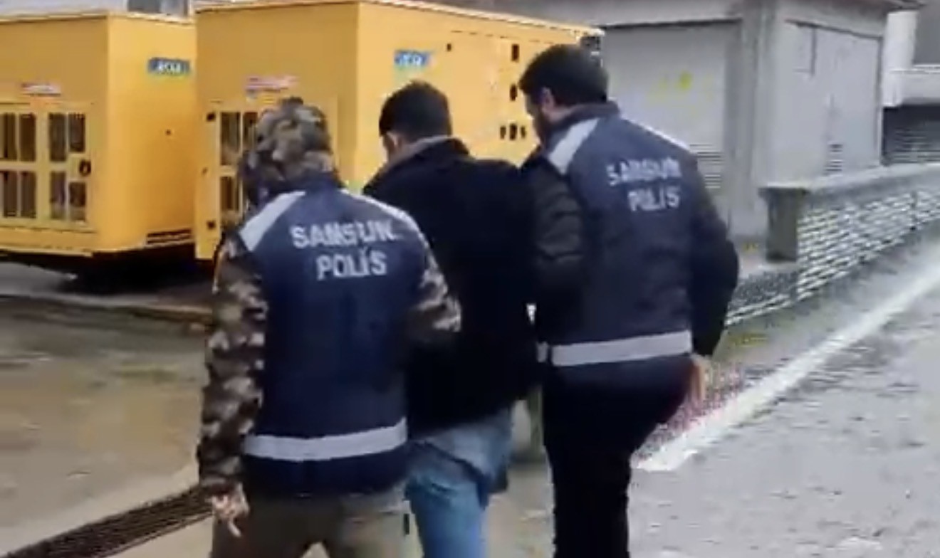 samsunda 9 yil 5 ay 10 gun hapis cezasi bulunan sahis yakalandi GCavMrY6