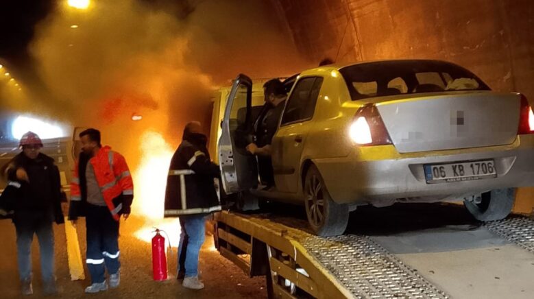 bolu dagi tunelinde oto kurtarici alevlere teslim oldu G8taacVX