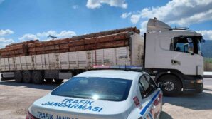 boluda fazla tonajli tomruk tasiyan kamyon surucusune para cezasi kesildi qPYODMEV