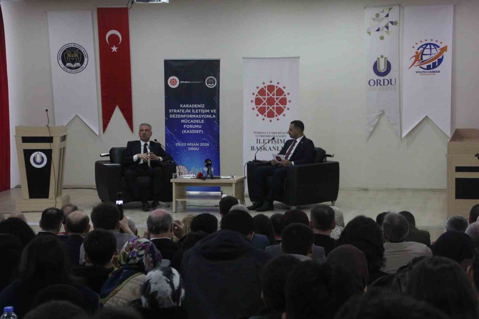 cumhurbaskani basdanismani saral bircok alanda dezenformasyonla karsi karsiyayiz rreCGanK