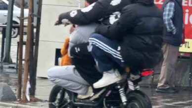 elektrikli bisikletlerde tehlikeli yolculuklar kamerada Glq1VS6t