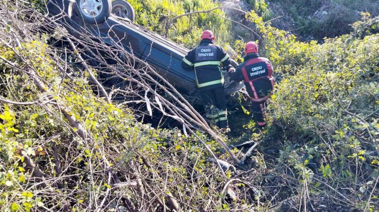 fatsada iki ayri trafik kazasi 3 yarali dTdXnwQX