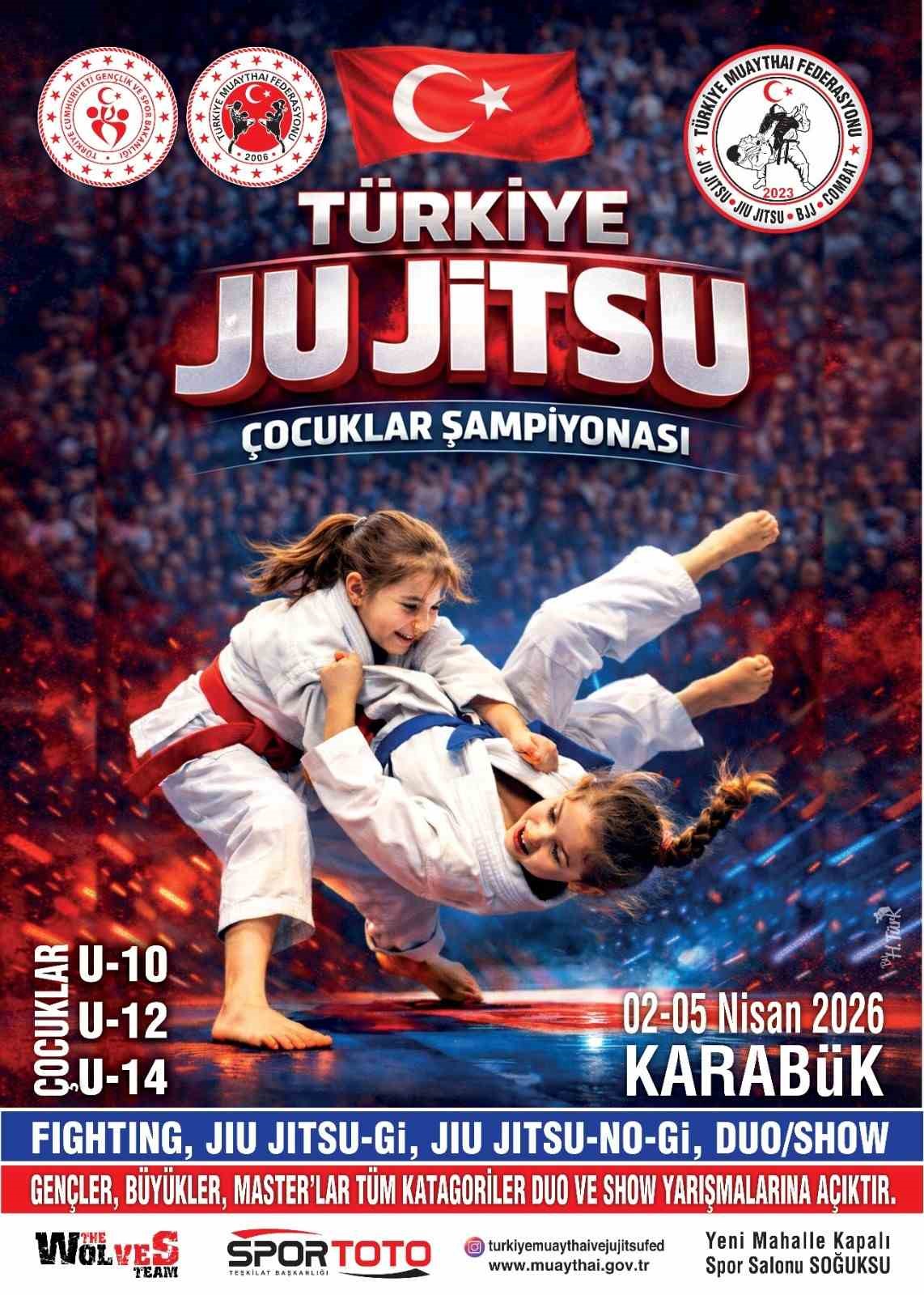 karabuk turkiye ju jitsu cocuklar sampiyonasina ev sahipligi yapacak