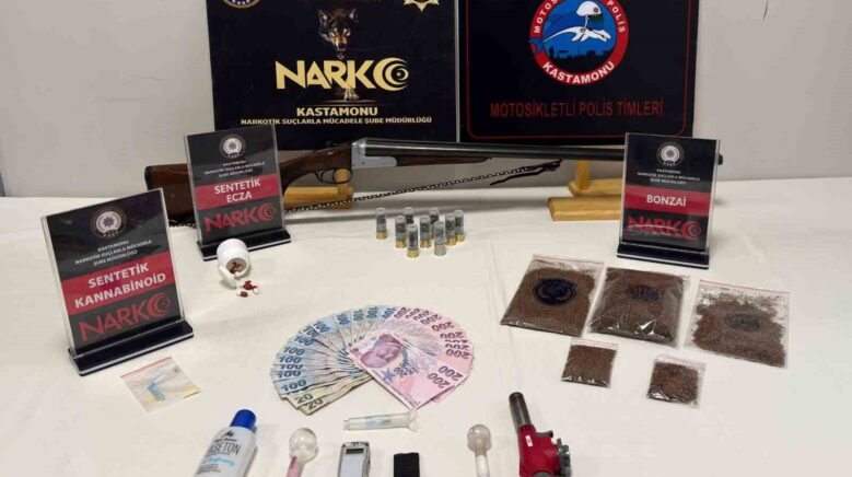 kastamonuda uyusturucu operasyonlari 6 gozalti 5KGL3atb