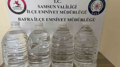 samsunda 20 litre etil alkol ele gecirildi Tw9CVFbJ