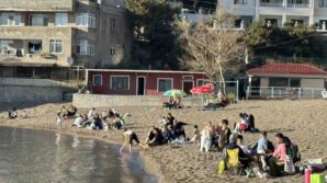 sicak havanin tadini sahilde degerlendirdiler L9QeWZFR