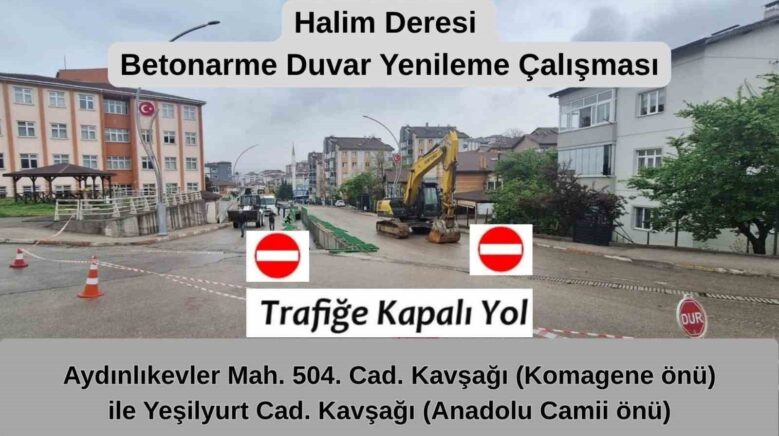 tevfik fikret caddesinde kademeli trafik duzenlemesi LiOFDAYZ