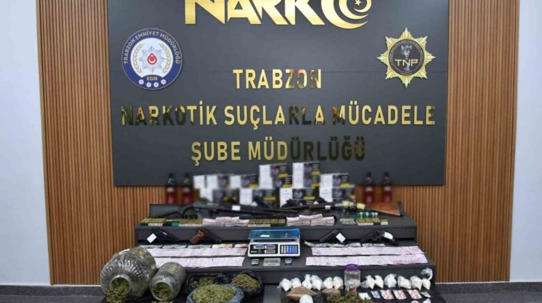 trabzon merkezli 5 ilde uyusturucu operasyonu PAWgIRfW