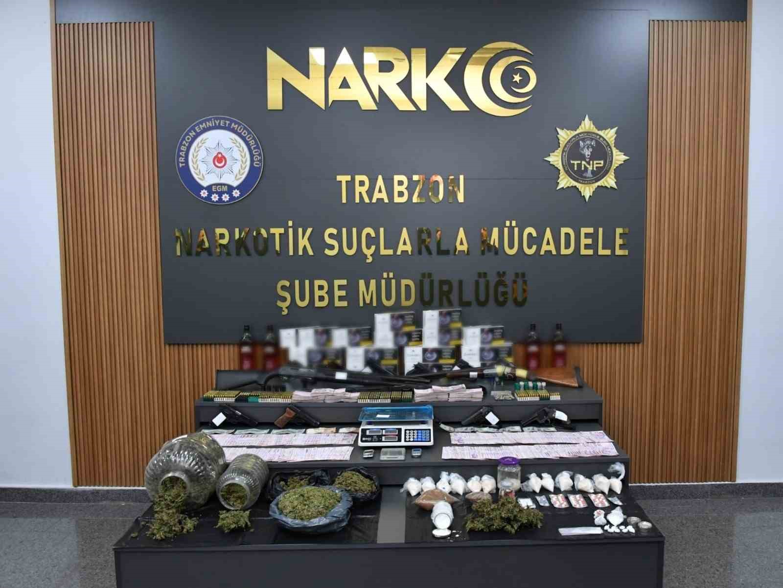 trabzon merkezli 5 ilde uyusturucu operasyonu PAWgIRfW