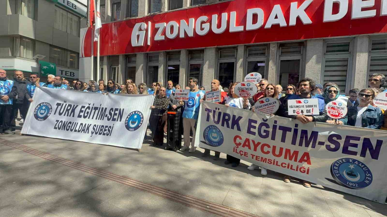 zonguldakta egitimciler sanliurfadaki okul saldirisini protesto etti 9YZlRaP8