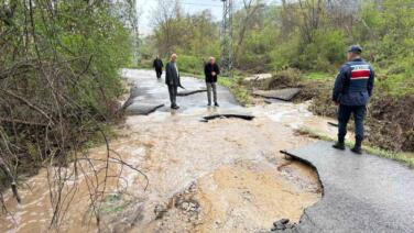 karabukte coken koy yolu yeniden ulasima acildi zBlLhRua