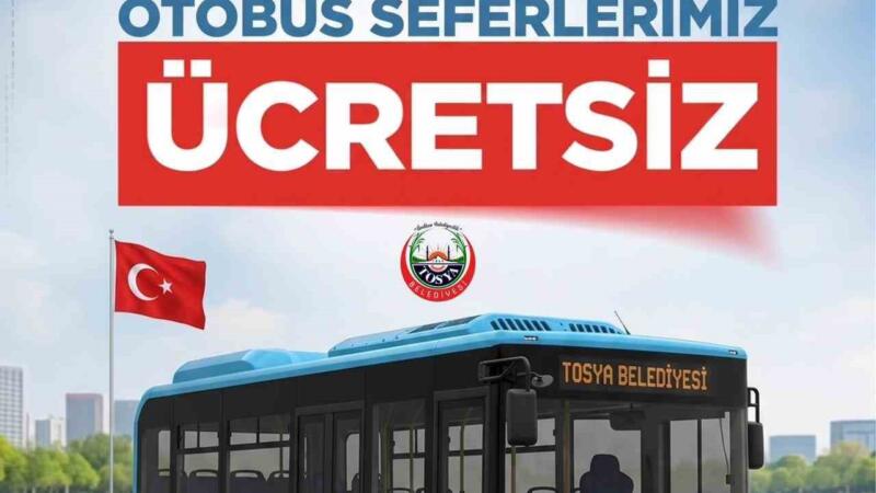 tosyada 19 mayista halk otobusleri ucretsiz olacak yg3f3lal