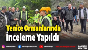Yenice’de orman sahasında inceleme wwww