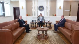 Vali Cagatay Mekansal Planlama Genel Mudurunu makaminda kabul etti
