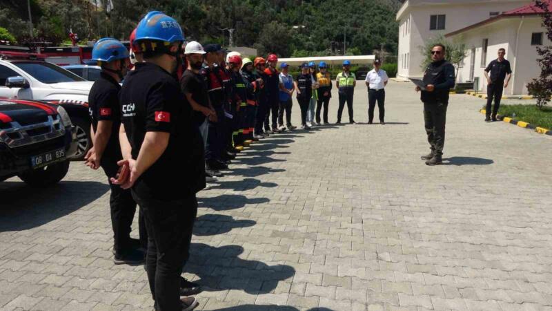 artvin barajinda gercegi aratmayan kurtarma tatbikati lv91secu