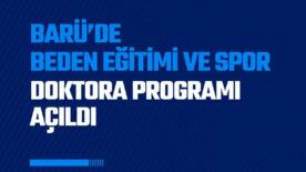 barude beden egitimi ve spor doktora programi acildi s7KAaW2J