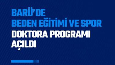 barude beden egitimi ve spor doktora programi acildi s7KAaW2J