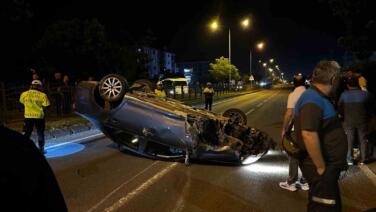 boluda d 100de takla atan otomobilden burunlari bile kanamadan ciktilar Qgk7kJs7