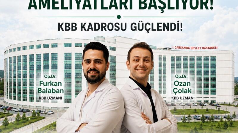 carsamba devlet hastanesinde kbb kadrosu guclendi burun estetigi ameliyatlari basliyor RXQmdYmH