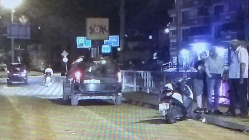 motosiklet ile otomobil carpisti 1 yarali jUfGDMMa