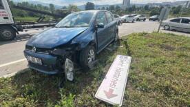 samsun sehir hastanesi kavsaginda yine kaza 2 yarali q9a7PElP