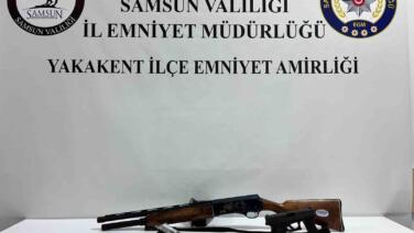 samsunda ruhsatsiz silah operasyonu 3 silah ele gecirildi IsfmQUdu