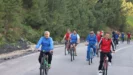 Saglikli yasam icin pedal cevirdiler