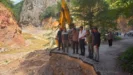 Selin vurdugu Seker Kanyonu yolunda calismalar basladi