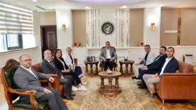 Vali Cagatay SAFTIDin yeni yonetimini kabul etti