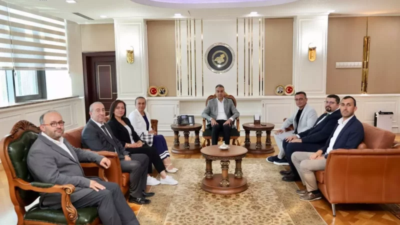 Vali Cagatay SAFTIDin yeni yonetimini kabul etti
